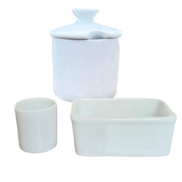 Imagem de Kit Porta sachê e misturador café + Açucareiro 250ml