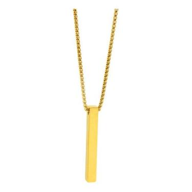 Imagem de Colar Corrente Masculina Ouro 18k Veneziana 70cm Pingente Pêndulo Pali