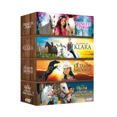 Imagem de Cheval Coffret 4 DVD : Princess and Pony + Le cheval de Klara + L'étalon sauvage + Le cheval de St Nicolas