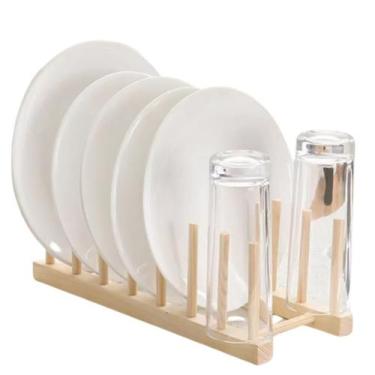 Imagem de Suporte Escorredor de Pratos Copos Organizador de Mesa - Mimo Style