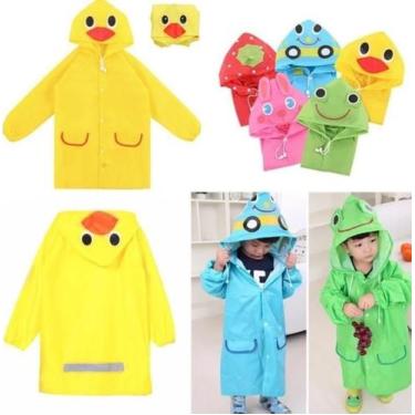 Imagem de Capa de chuva kids infantil varios desemhos de 3 a 8 anos - M&E Store