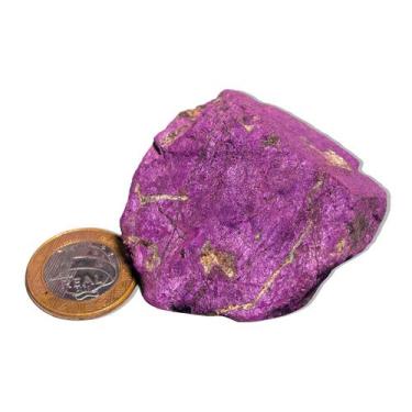 Imagem de 01 Purpurita Bruta Pedra Natural 5 a 9cm 150 a 200g Tipo B - Cristaisd