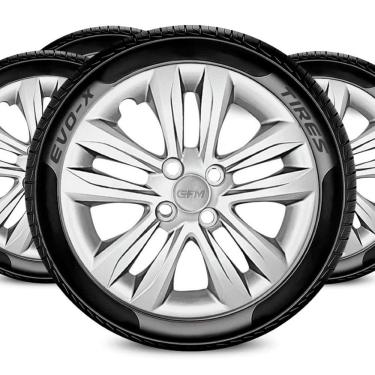 Imagem de Jogo Calota Aro 15 4x100 Design HB20 Compatív Hyundai