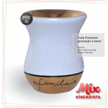 Imagem de Cuia de madeira gravada - mix atacadista, MOD 5