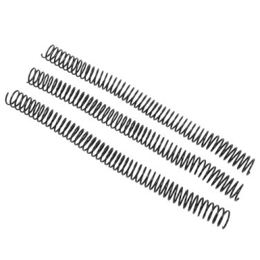 Imagem de 50 PCS Bobinas de Encadernação Em Espiral Plástico, 9mm de Diâmetro, Se Encaixa Em 70 Folhas, 4 Arremessos, para o Tamanho Letra (Preto)