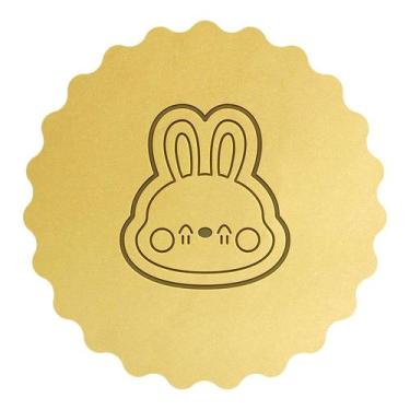 Imagem de Cortador Biscoito Coelinho Cabeça Orelha Grande - DOCE IMPRESSO,  10cm