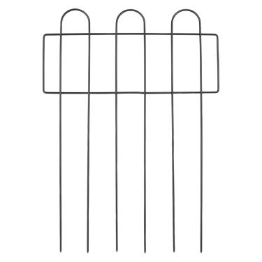 Imagem de Fio De Metal Decorativo Cerca De Jardim Pet Cerco Fronteira Jardim Estaca Ornamental Barreira Cerca De Ferro Fronteira