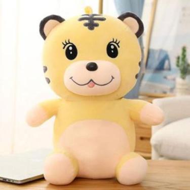 Imagem de Pelúcia tigre fofo Macio 28cm brinquedo para cestas/presentes - Bonete