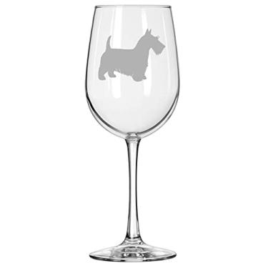 Imagem de MIP Brand Taça de vinho para vinho tinto ou branco Scottie Scottish Terrier (haste de 473 g de altura)