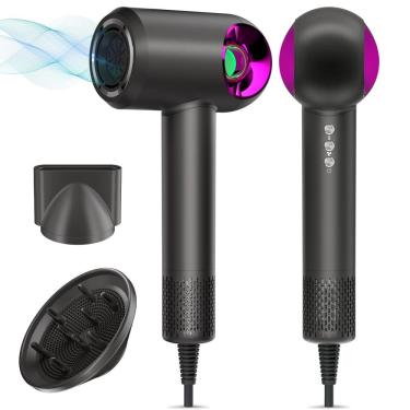 Imagem de Secador de cabelo Vatsekui 16000 RPM Brushless Motor Ionic Purple