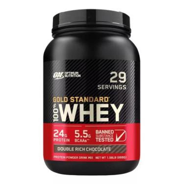 Imagem de Gold Standard Double Rich Chocolate 907g - Optimum Nutrition Sabor Dou