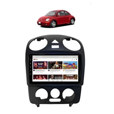 Imagem de Kit Multimidia New Beetle 2006 / 2012 Carplay AndroidAuto 9 Pol - Roadstar 908BR