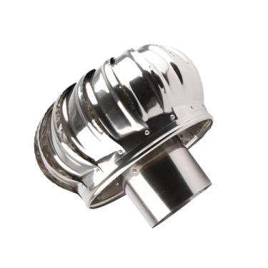 Imagem de Ventilador De Telhado De Aço Inoxidável Silencioso Automático Pipefit Turbinas Eólicas Ventilador De Ventilação De Ar Ventilador Do Sótão