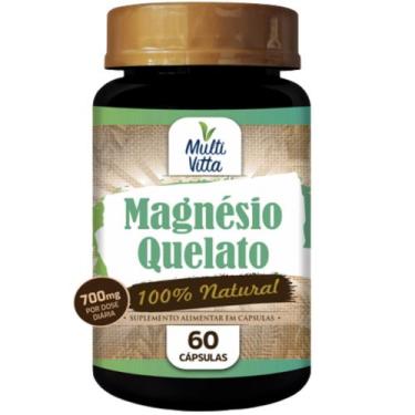 Imagem de Magnésio Quelato 700mg com 60 cápsulas Multivitta