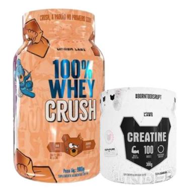 Imagem de Kit 100% Whey Crush Doce de Leite + Creatina 300g Under Labz