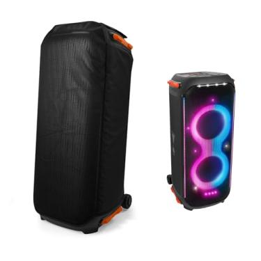 Imagem de Hzycwgone Capa protetora contra poeira estojo de viagem bolsa de manga à prova de poeira acessórios para caixa de som JBL PartyBox 710 (preta)