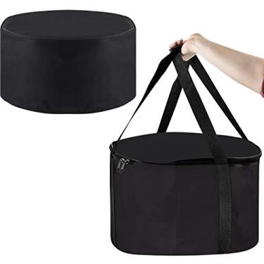 Imagem de Carry Bag and Cover for Outland Firebowl 863 864 Cypress Outdoor Portable Propane Gas Fire Pit, 21 Inch Dia, Water-Resistant