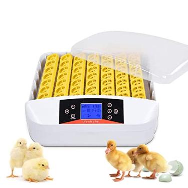 Imagem de Incubadora de ovos, 56 ovos totalmente automática, com iluminação LED, virador automático e controle inteligente de temperatura, para ovos/ovos de pato/ovos de pássaro/incubação de ovos de ganso