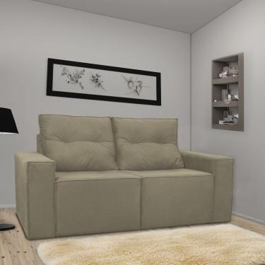 Imagem de Sofá 2 Lugares Onix 1,80m Para Sala Confortavel Sued Herrero Cor:cappuccino