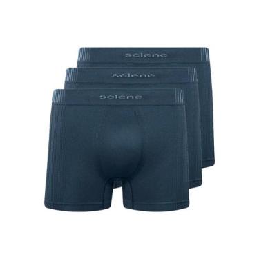 Imagem de Kit com 3 Cuecas Boxer Selene 11070-002//440, Cinza, G