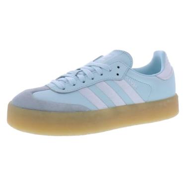 Imagem de adidas Sapatos femininos Sambae, Quase azul/nuvem branco/prata metálico, 35