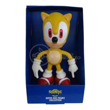 Imagem de Boneco Action Figure Sonic Amarelo Articulado 23cm