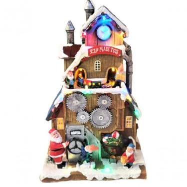 Imagem de Vila Natalina Iluminada Musical Fabrica De Brinquedos - Dg827