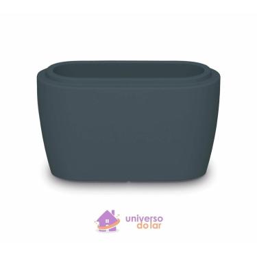 Imagem de Vaso Tramontina Tina 55 Cm Grafite Em Polietileno Tramontina