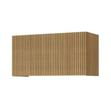 Imagem de Armário Aéreo Geladeira 1 Porta Basculante 80cm 100% Mdf Rainha Nature