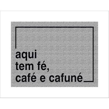 Imagem de CAPACHO AQUI TEM FÉ, CAFÉ & CAFUNÉ (PRATA)