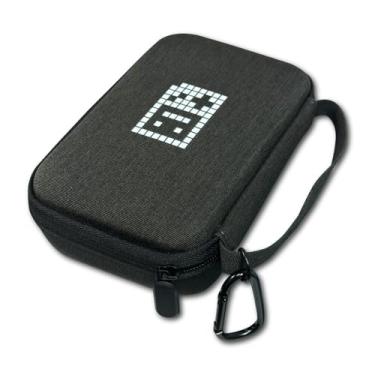 Imagem de GameLo Capa Para Console Portátil Rg35Xx Plus, Acomoda De Jogos, Cabo Carregamento E Acessórios, Com Alças Fivelas Em D, Leve, Compacta, Fácil Transportar, Preta