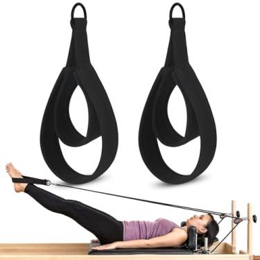 Imagem de NVAAV 2 Peças De Tiras Duplas Pilates Para Pés Reformador - Equipamentos Fitness E Ioga, Exercícios Com Anel D, Academia, Em Casa