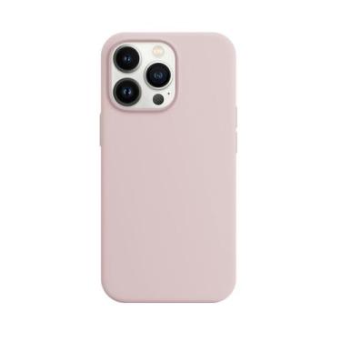 Imagem de Capinha Compatível com iPhone 13 Pro Max Silicone - GCM Cases, Rosa Ar