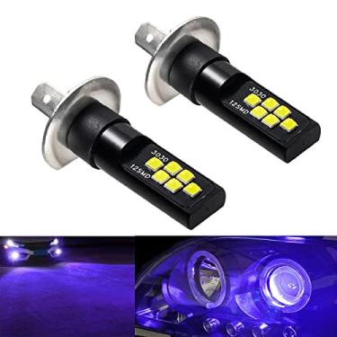 Imagem de SOCAL-LED LIGHTING Lâmpada De Neblina Led 2X H1 Para Powersports Advanced 3030 Smd, Diurna Colorida E Brilhante, Roxa