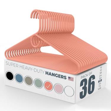 Imagem de Neaties Cabides De Plástico Super Resistentes - Embalagens A Granel Disponíveis, Para Armários E Roupas (Pacote Com 36 Unidades)