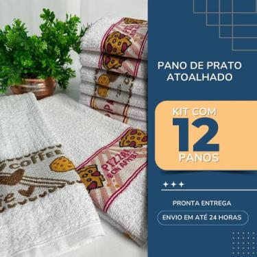 Imagem de Pano de Prato Copa Atoalhado Felpudo Cozinha 45X65 - LUFAMAR