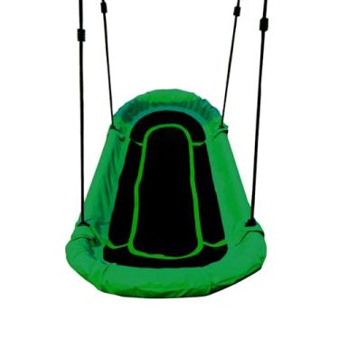 Imagem de Balanço de barco plataforma 167 cm - espreguiçadeira suspensa para árvore, quintal, varanda, parque, playground, adolescentes e adultos