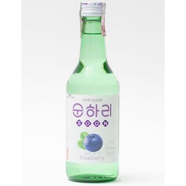 Imagem de Soju Bebida Alcoólica Coreana Sabor Mirtilo 360ml