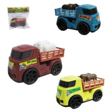 Imagem de Caminhao Boiadeiro Roda Livre Colors Com 2 Bois Na Solapa - Amar É