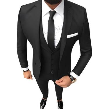 Imagem de Terno Italiano Slim Masculino (Paletó + Calça) - ROYALE MODA SOCIAL, P