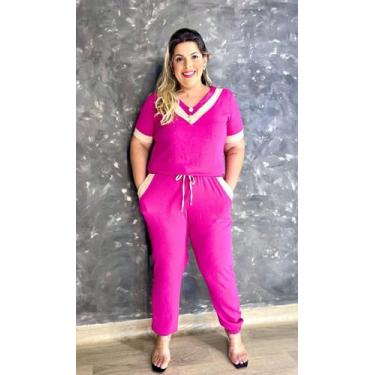Imagem de Conjunto de calça jogger Ref. 0118 - Menina atrevida , Cinza, G