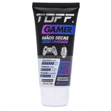 Imagem de Gel Creme Zero Umidade Mãos Secas Jogador Toff Gamer 60g