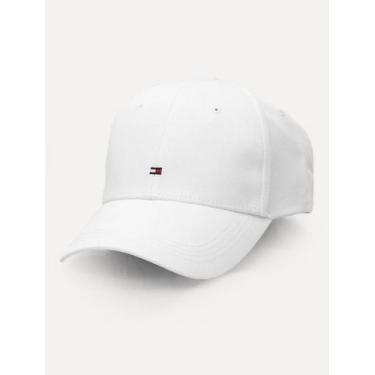 Imagem de Boné Tommy Hilfiger Masculino Classic Cap Branco, UN