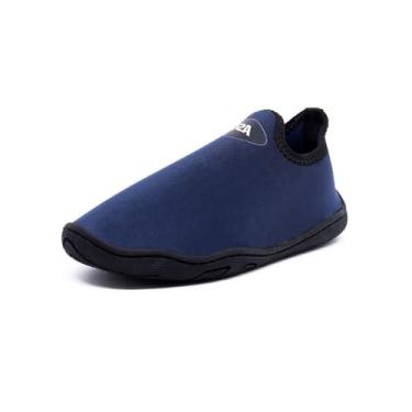 Imagem de Tenis Sapatilha Infantil Aquatica Neoprene Liso Leve Macia Calce Facil Confortavel Solado Borracha Tamanho:32;Cor:Azul;Gênero:Menino;Departamento BS:Esporte