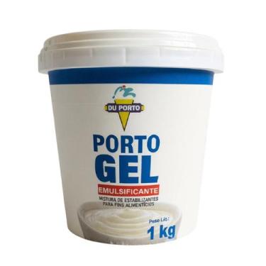 Imagem de Porto Gel Emulsificante Bolo Massa Sorvete Confeitaria 1kg - Genérica