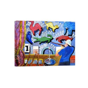 Imagem de Pinturas Famosas Arte Parede-Imagens em Tela-Untitled 3-Pôster e Impressões para Sala de Estar Quarto Casa 20x25cm8x10in Tela Embrulhada