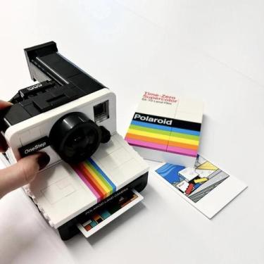 Imagem de Conjunto De Blocos De Construção De Câmera Polaroid Vintage Para Homen