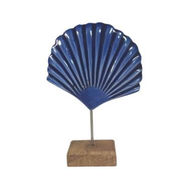 Imagem de Escultura Decoração Praia Litoral Veraneio Concha Do Mar - Florarte