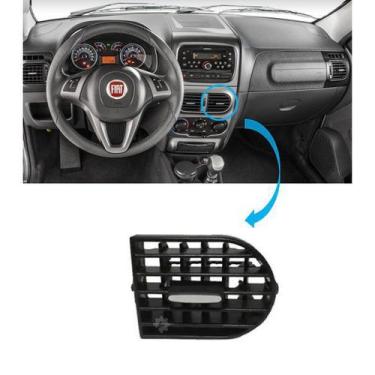 Imagem de Difusor Ar Prata Central Direito Palio Weekend 2013 2019 - Fiat
