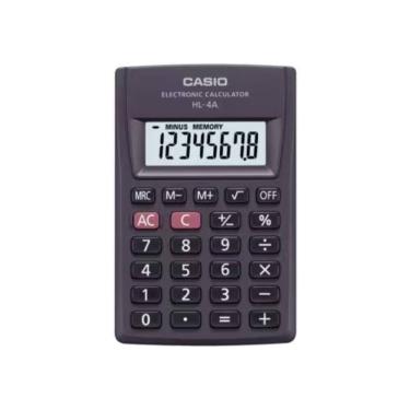Imagem de Calculadora Portátil Casio Preto Hl-4A-W4-Dp